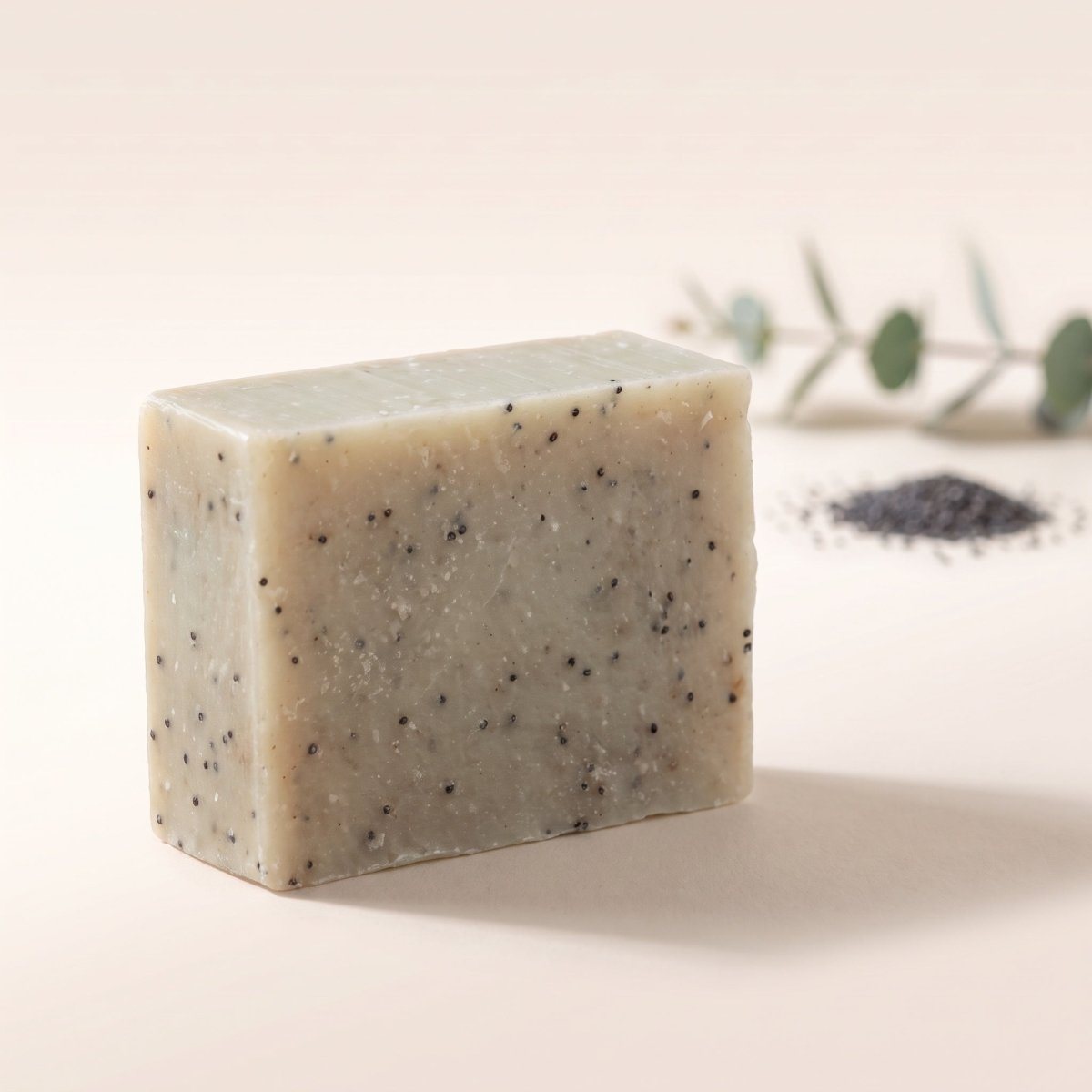 Tea Tree Poppy Seed soap bar